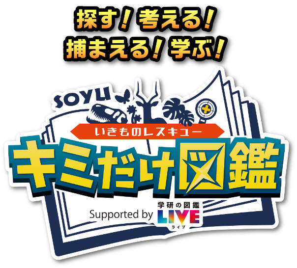 探す!考える!捕まえる!学ぶ!いきものレスキュー キミだけ図鑑